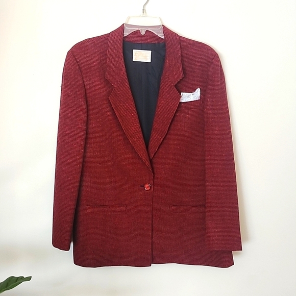 Pendleton made in USA blazer trouser and skirt set, 3 in 1 set, career, red set - Picture 2 of 15